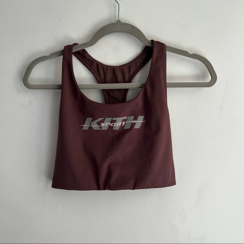 Kith Sport Purple Activewear Sports Bra Crop Top